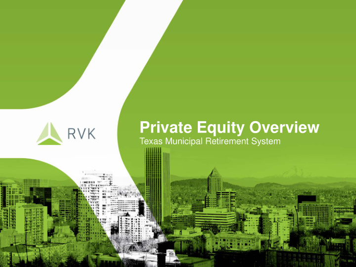 private equity overview