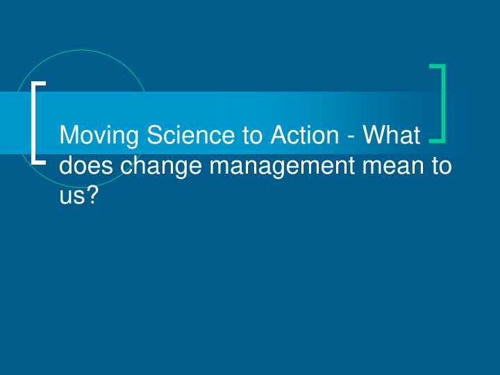does change management mean to