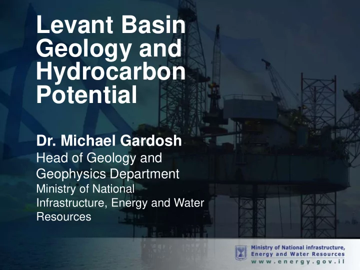 levant basin