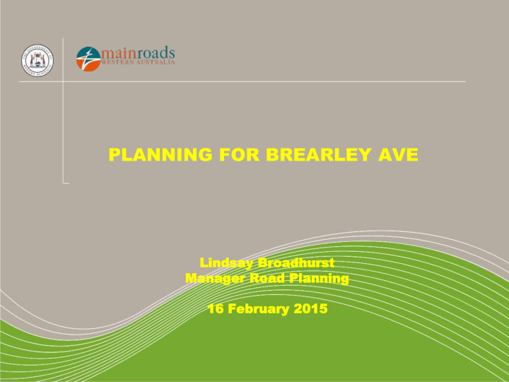planning for brearley ave