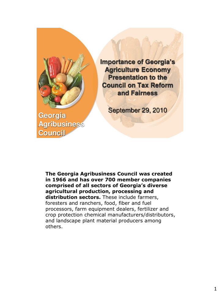 georgia agribusiness council