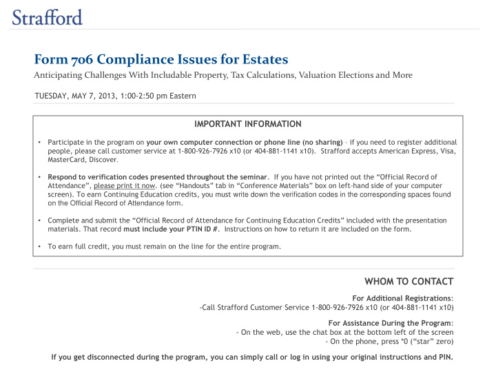 form 706 compliance issues for estates