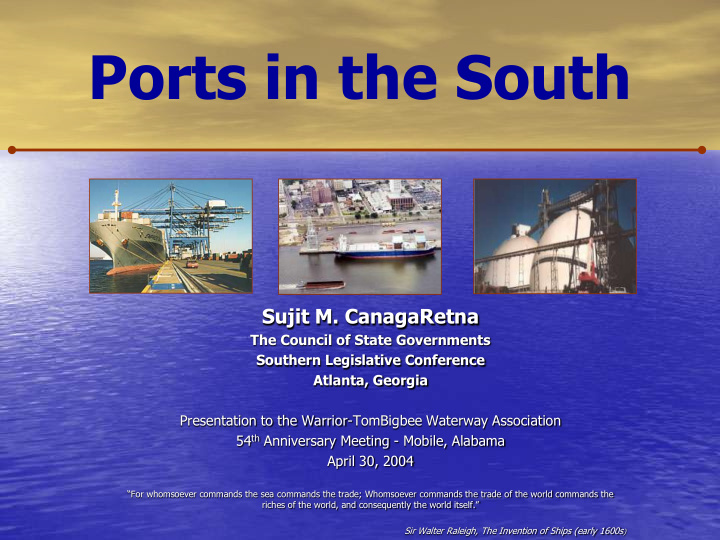 ports in the south