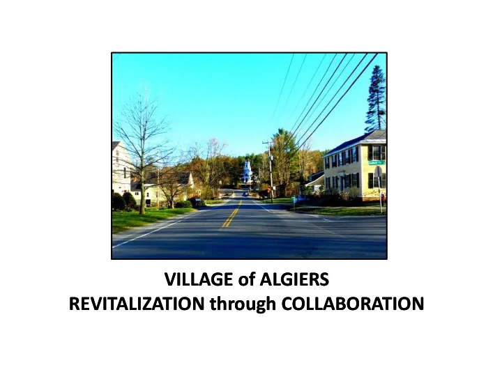 village of algiers village of algiers revitalization