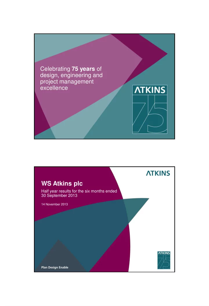 ws atkins plc