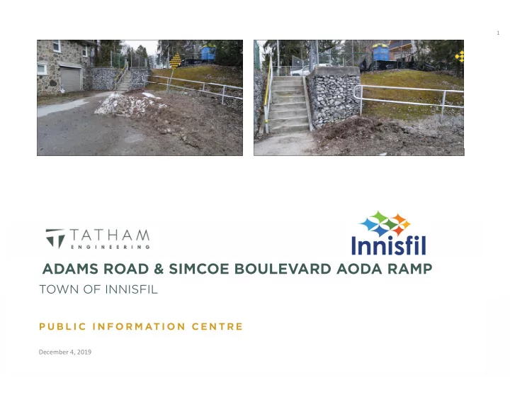 adams road simcoe boulevard aoda ramp
