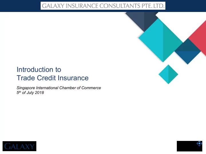 introduction to trade credit insurance
