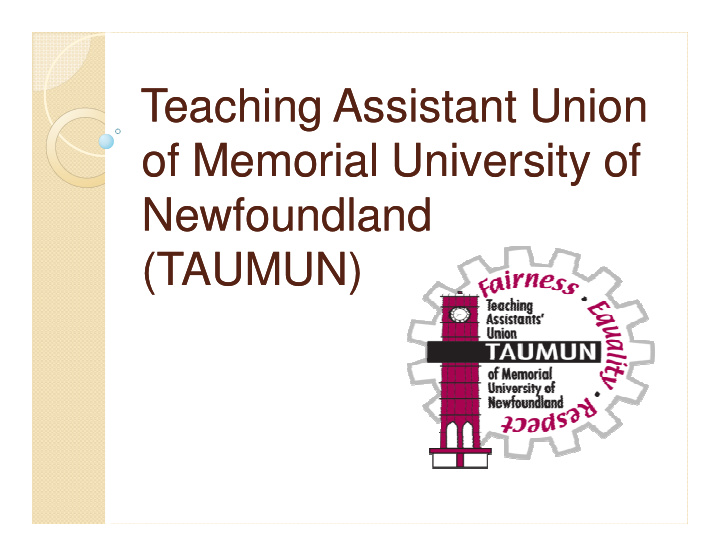teaching assistant union teaching assistant union of