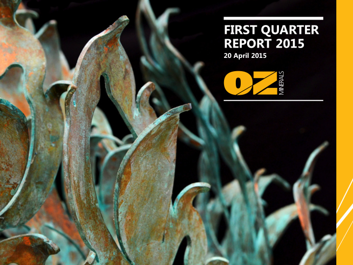 first quarter report 2015