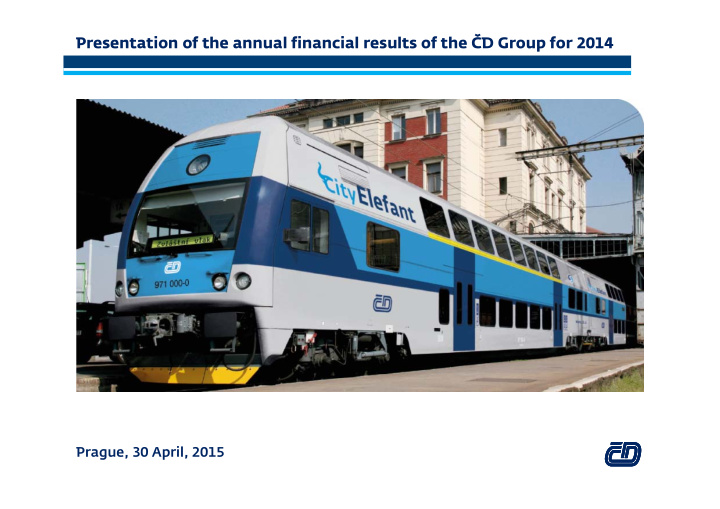 presentation of the annual financial results of the d