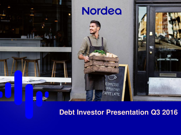 debt investor presentation q3 2016 disclaimer