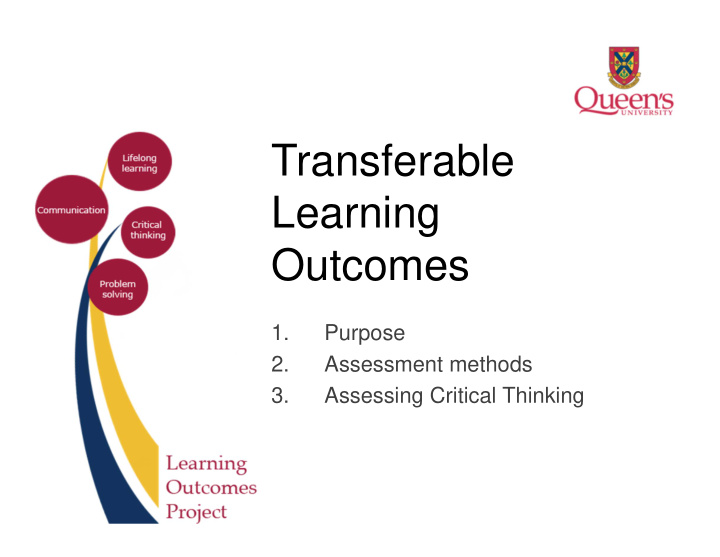 transferable learning outcomes