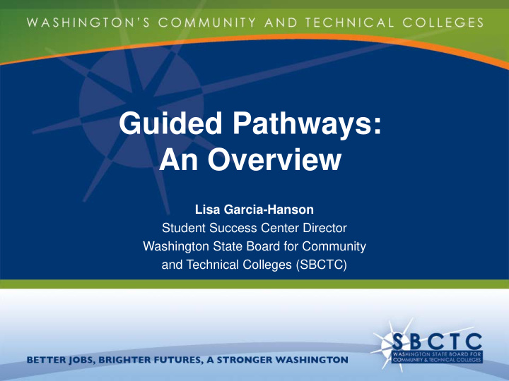 guided pathways an overview