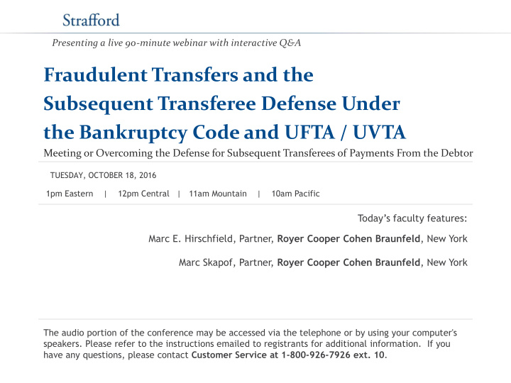 the bankruptcy code and ufta uvta