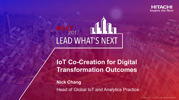 iot co creation for digital transformation outcomes