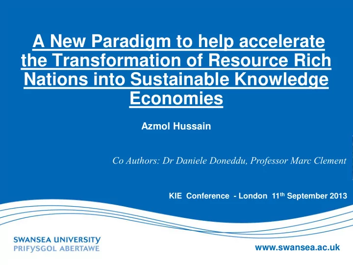 a new paradigm to help accelerate