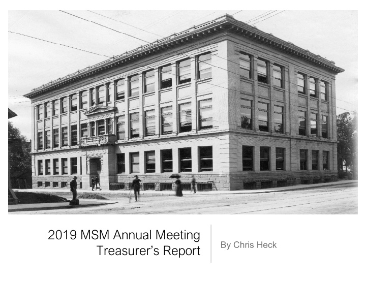 2019 msm annual meeting