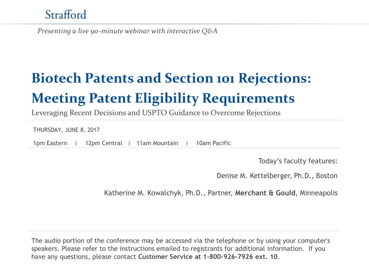 meeting patent eligibility requirements