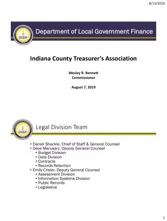 Departm  Departm  tment  tment  ent of Local  ent of Local  l Government  l Government  ent Finance