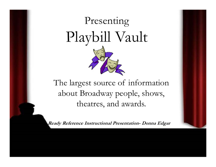 playbill vault