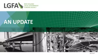 AN UPDATE  May 2017  Important Information  Developments : October 2015 to April 2017