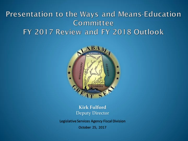 kirk fulford deputy director