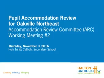 Opening Prayer  Meetings of the ARC  Where are we?  ARC Orientation Session  Wednesday, October