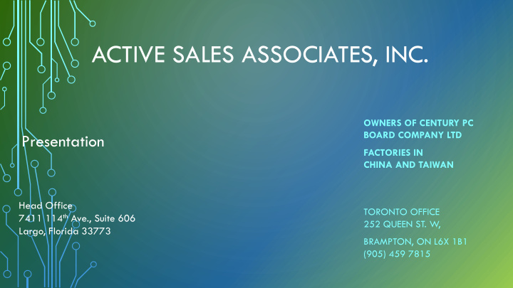 active sales associates inc
