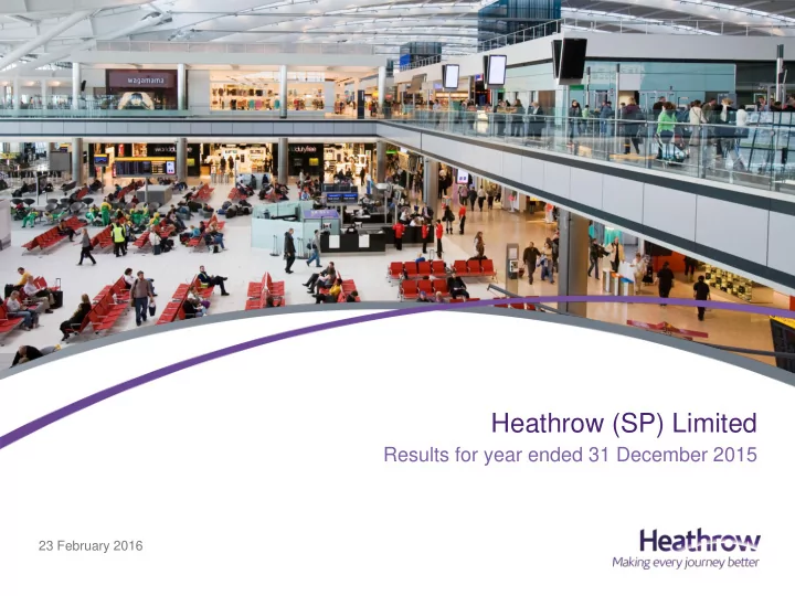 heathrow sp limited