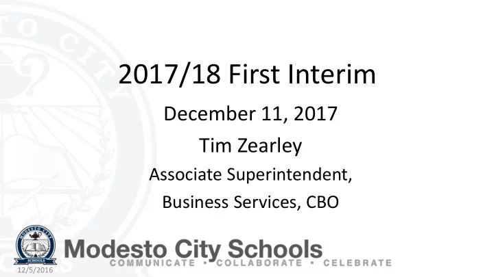 2017 18 first interim