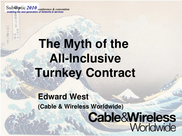 the myth of the all inclusive turnkey contract