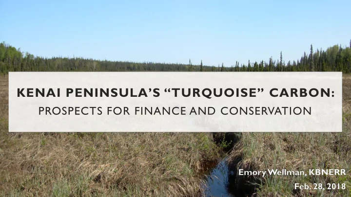 kenai peninsula s turquoise carbon