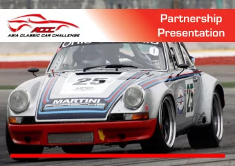 Partnership  Presentation  Partnering with Asias most  prominent classic car race  series