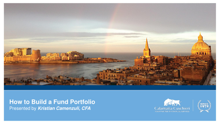 how to build a fund portfolio