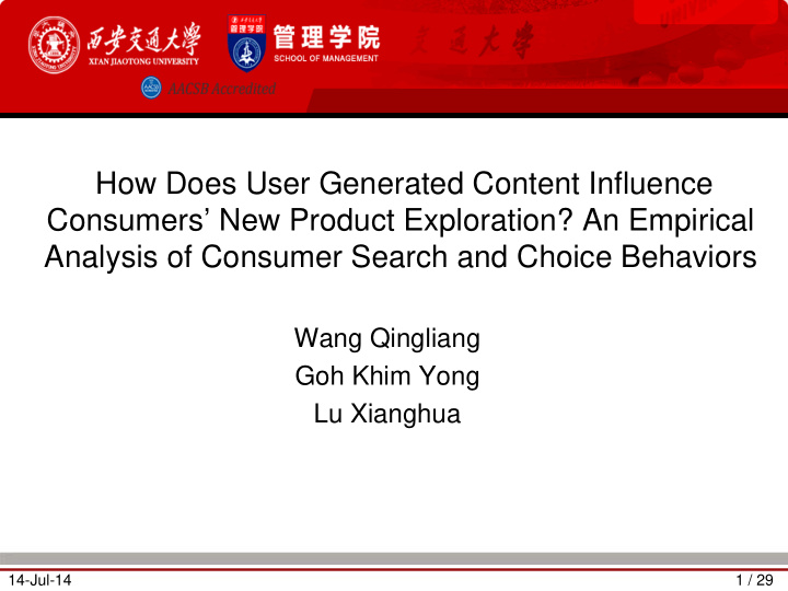 how does user generated content influence consumers new