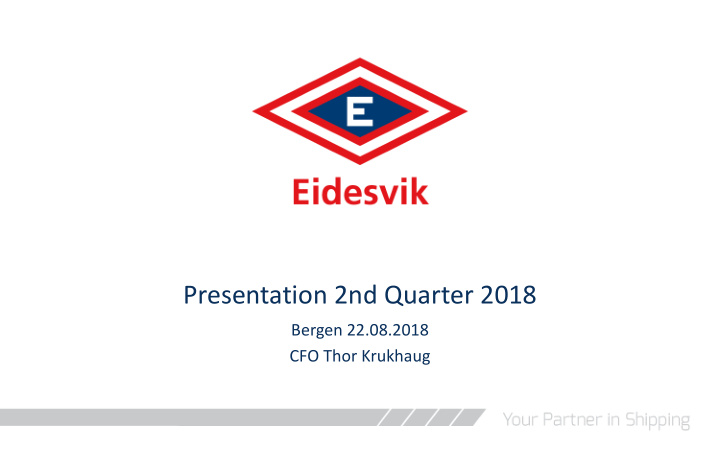 presentation 2nd quarter 2018