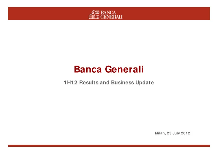 banca generali