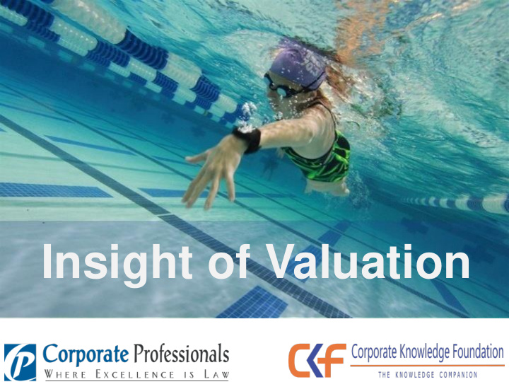insight of valuation