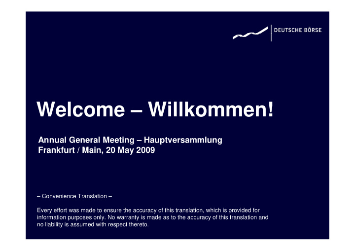 welcome willkommen