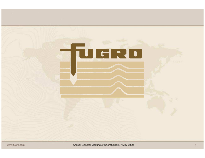 fugro com annual general meeting of shareholders 7 may