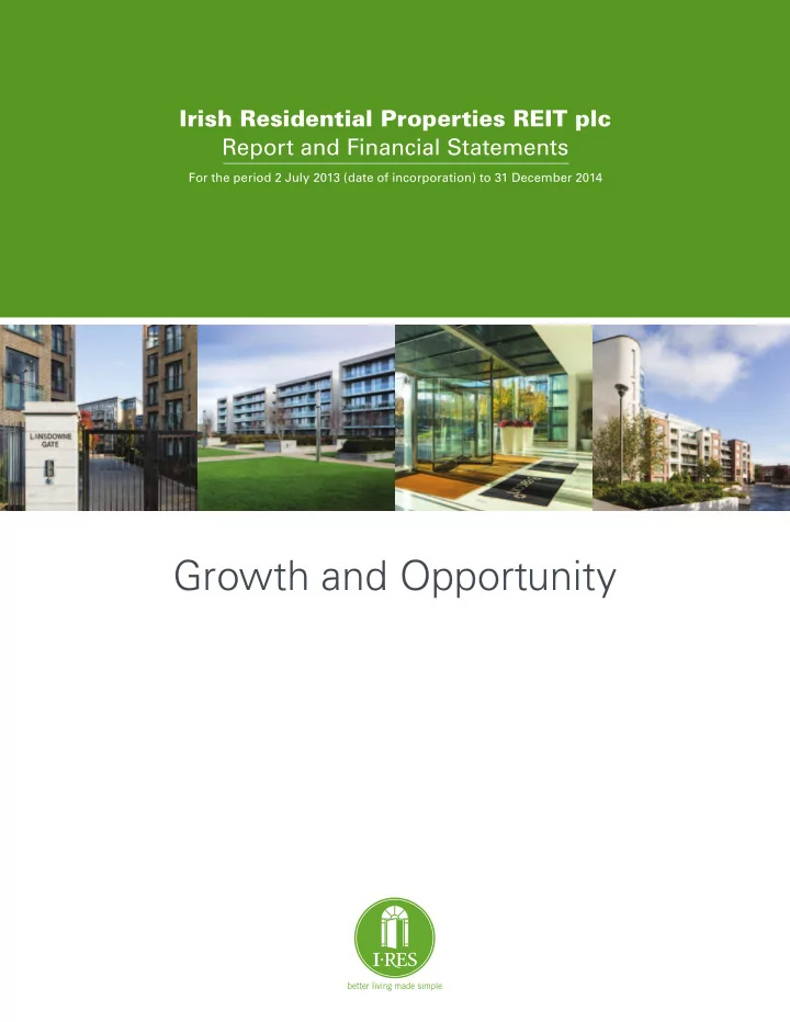 growth and opportunity profile