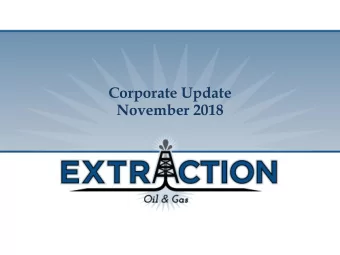 Corporate Update  November 2018  Forward Looking Statements and Cautionary Statements