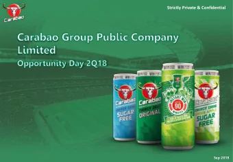 Strictly Private &amp; Confidential  0  Sep 2018  Disclaimer  The provision herein does not