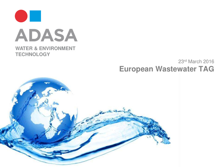 european wastewater tag