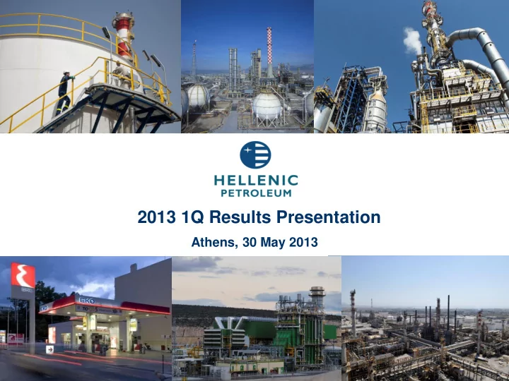 2013 1q results presentation