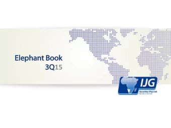 Elep  ephant  hant Book  3Q 3Q 15  Agenda    Macro Economic Backdrop    Namibian Macro