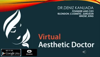 DR.DENIZ KANLIADA  FOUNDER AND CEO  @LONDON_COSMETIC_SURGEON  @NOSE_KING  EXTERNAL ANATOMY OF THE
