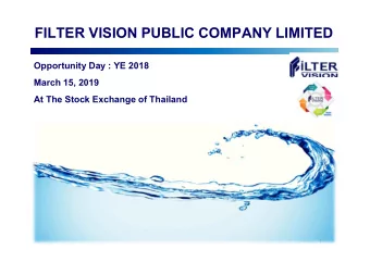 FILTER VISION PUBLIC COMPANY LIMITED