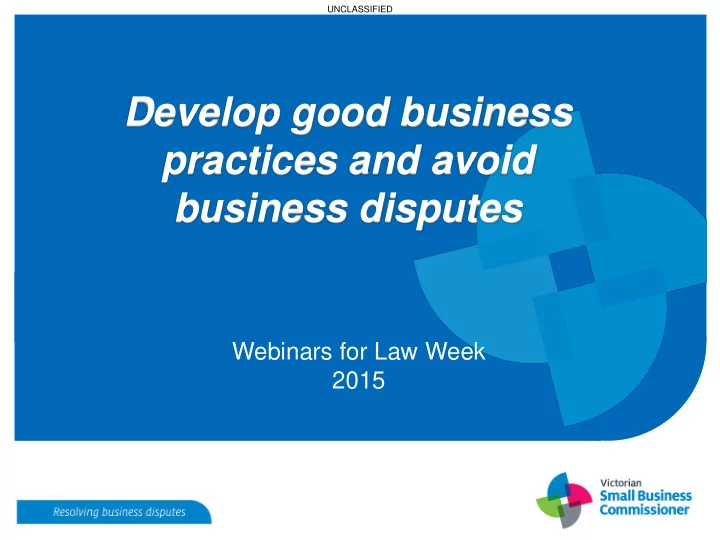 develop good business