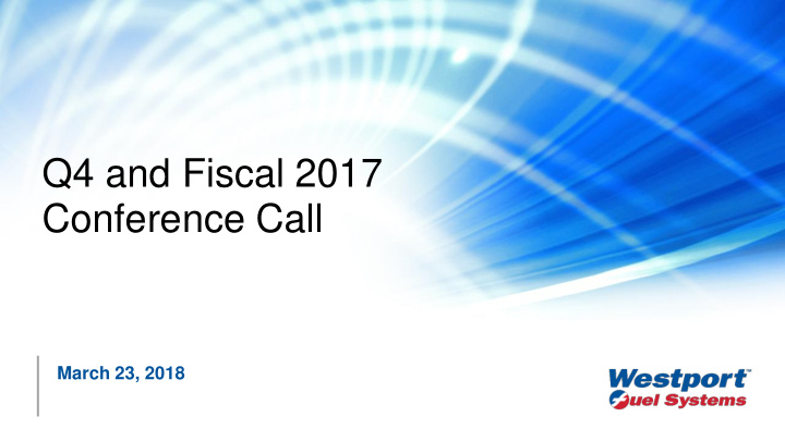 q4 and fiscal 2017